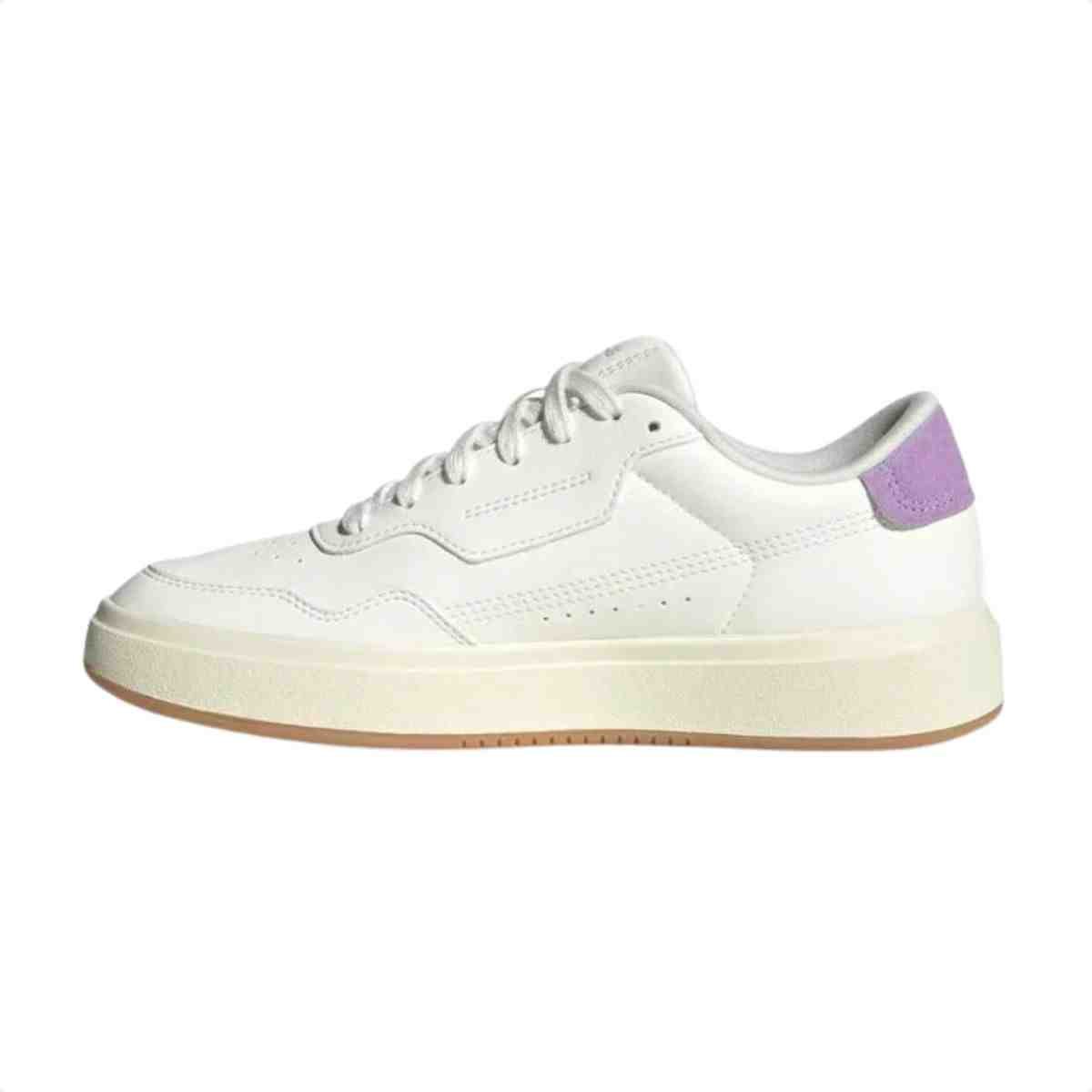 Tênis Feminino Adidas Casual Off White Preloved Purple Gum Branco 5
