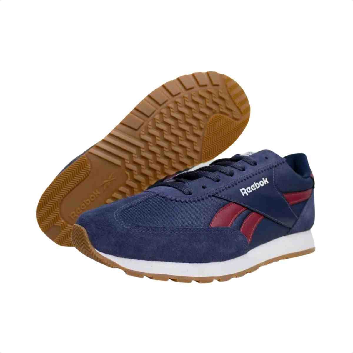 Tênis Casual Masculino Reebok Casual Marinho Vermelho Azul 5