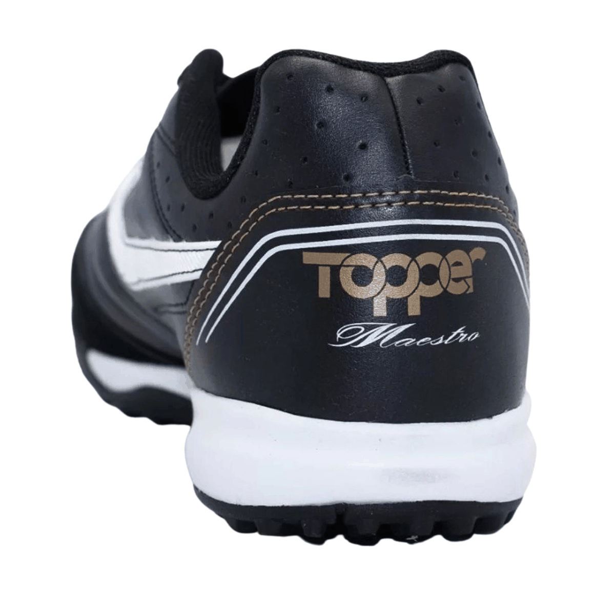 Chuteira Society Masculina Topper Maestro Club Iv Preta Preto 3