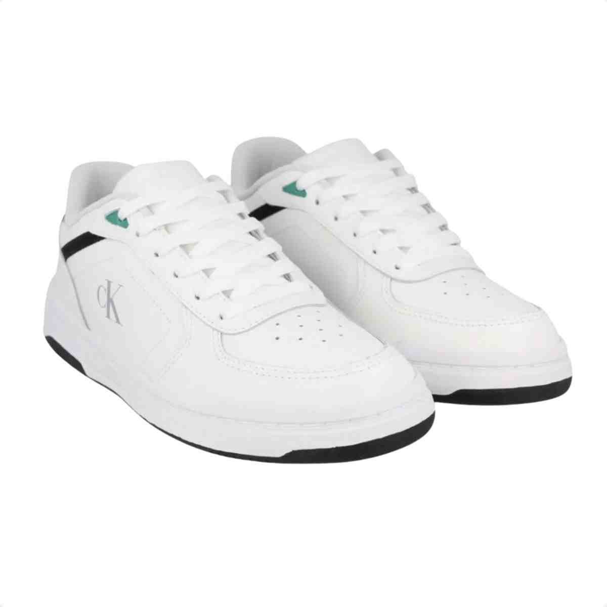 Tênis Casual Masculino Calvin Klein Branco Branco 2