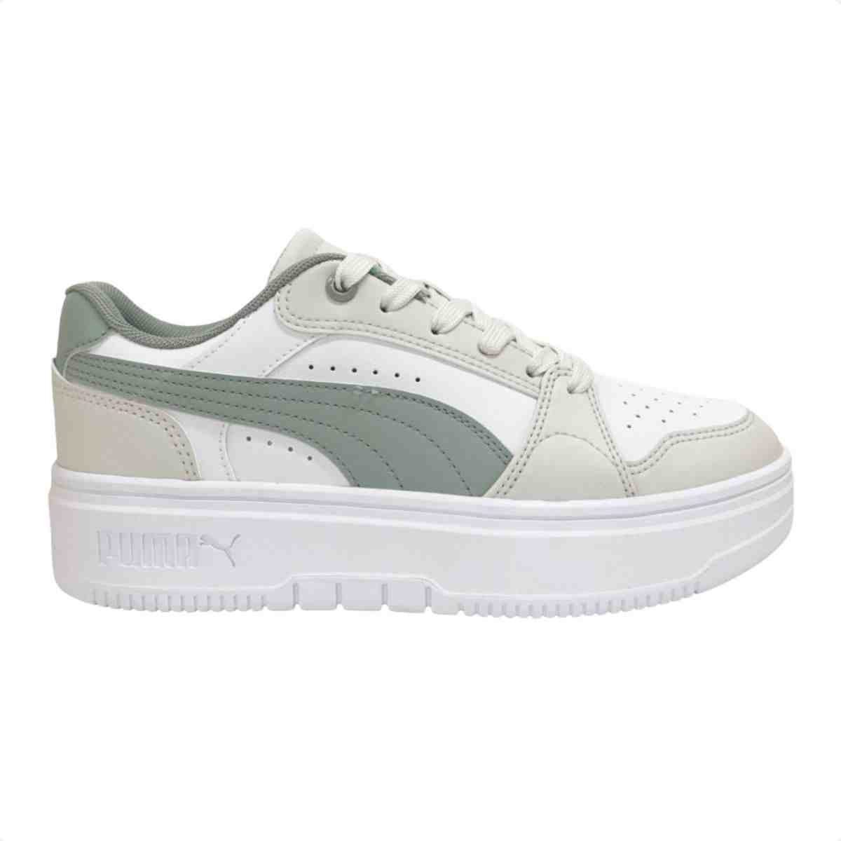 Tênis Casual Feminino Puma Rebound Me Low Branco