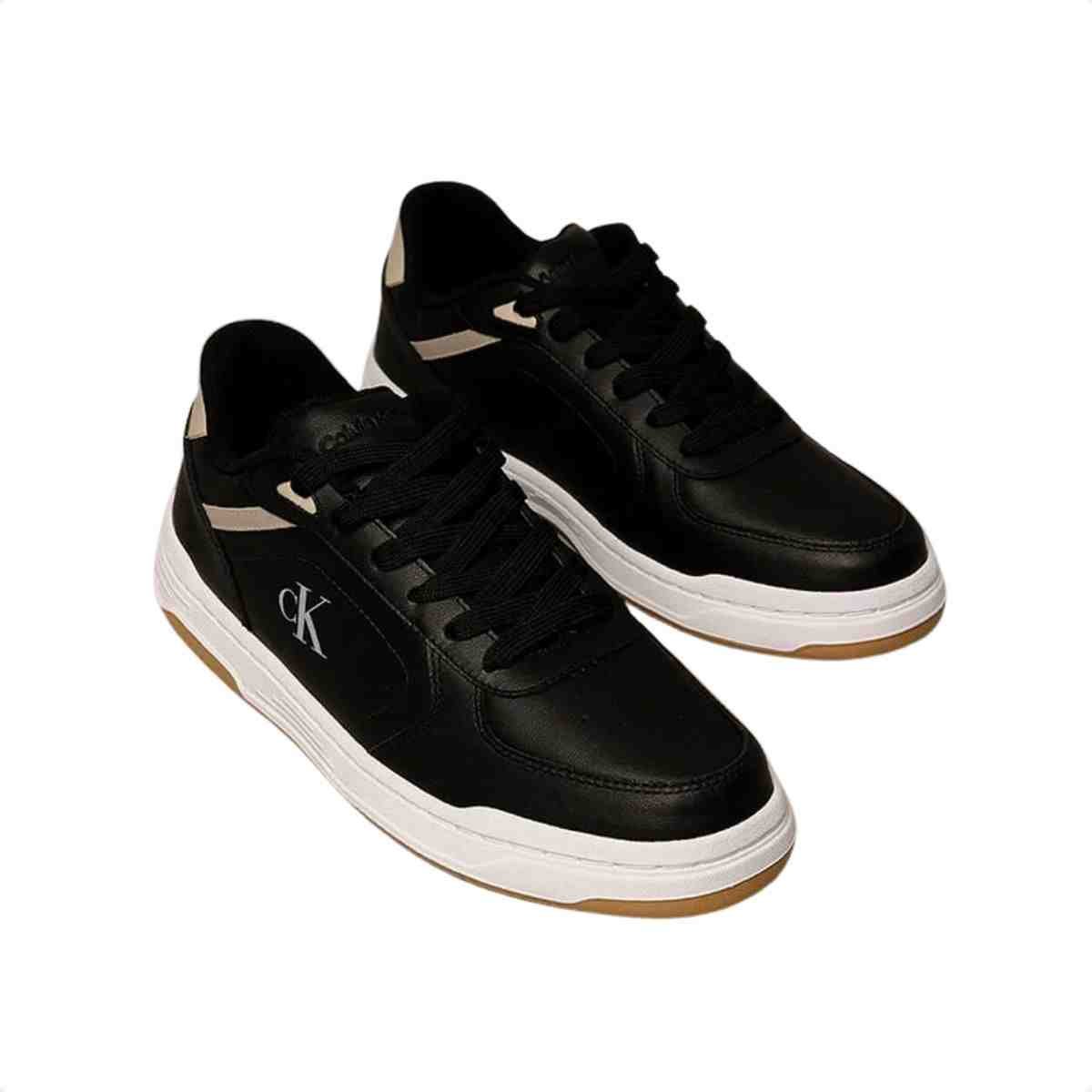 Tênis Casual Masculino Calvin Klein Court Preto Preto 2