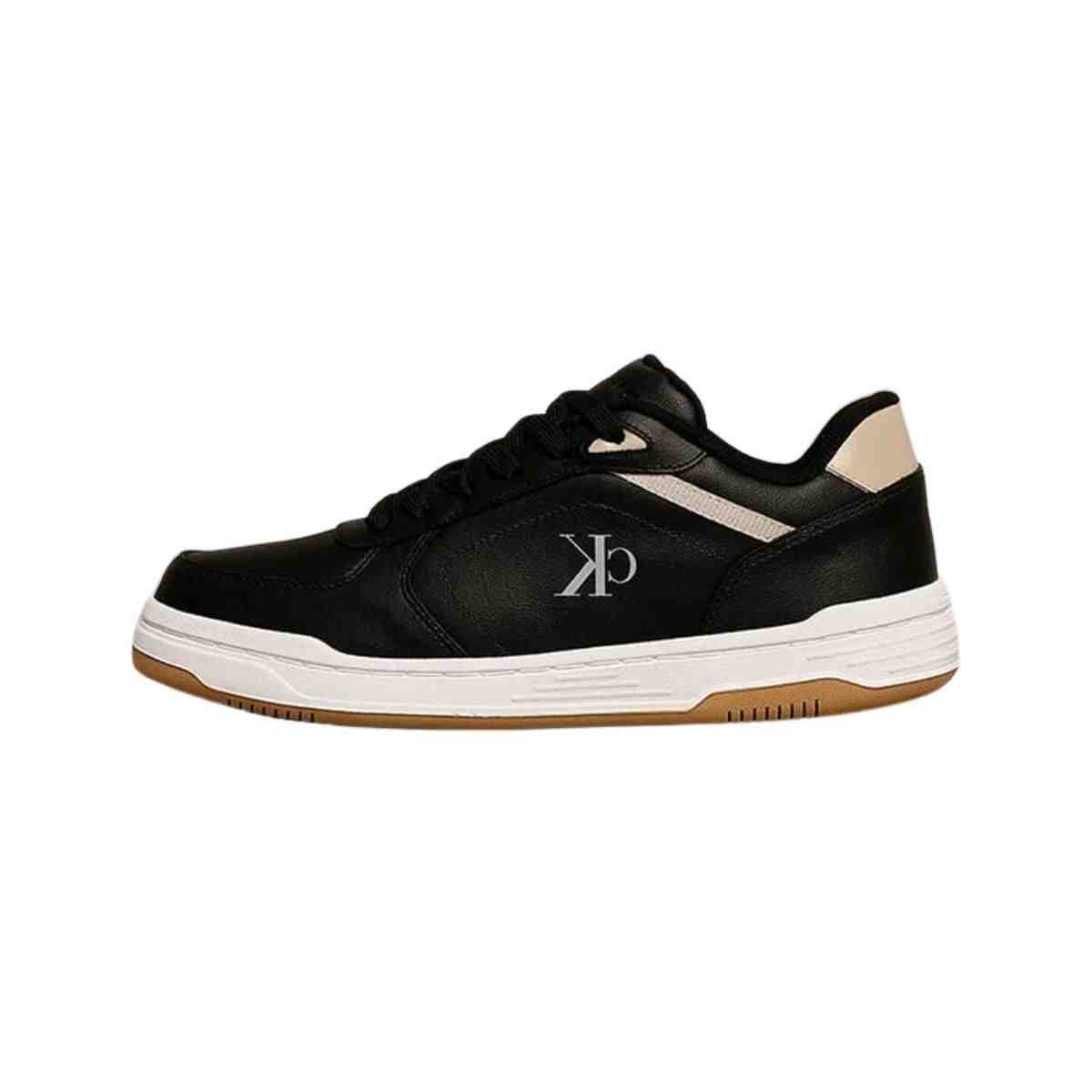 Tênis Casual Masculino Calvin Klein Court Preto Preto 4