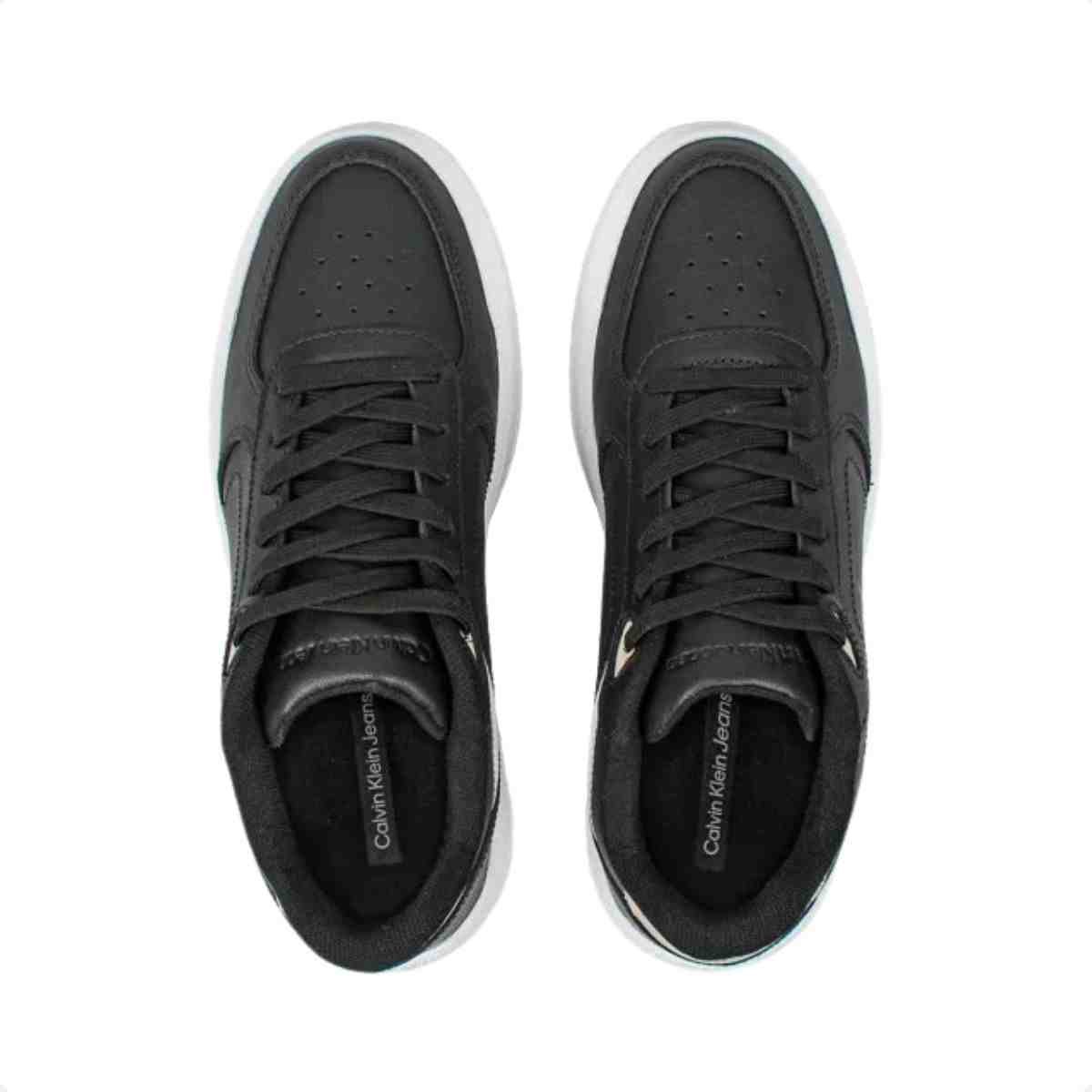 Tênis Casual Masculino Calvin Klein Court Preto Preto 6
