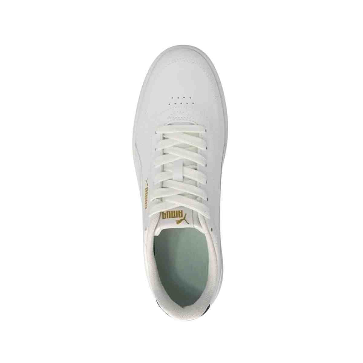 Tênis Casual Masculino Puma Court Classic Clean Bdp Branco Branco 4