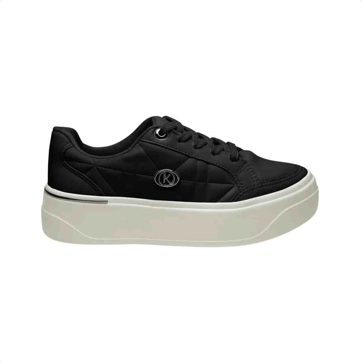 Tênis Casual Feminino Kolosh Flatform Preto