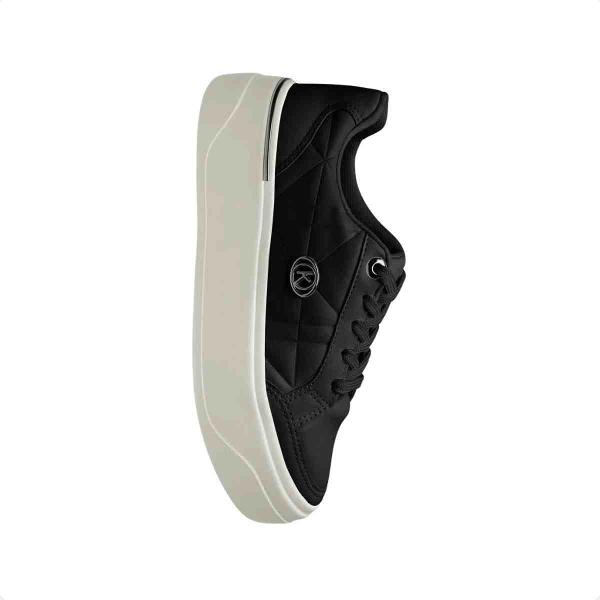 Tênis Casual Feminino Kolosh Flatform Preto Preto 7