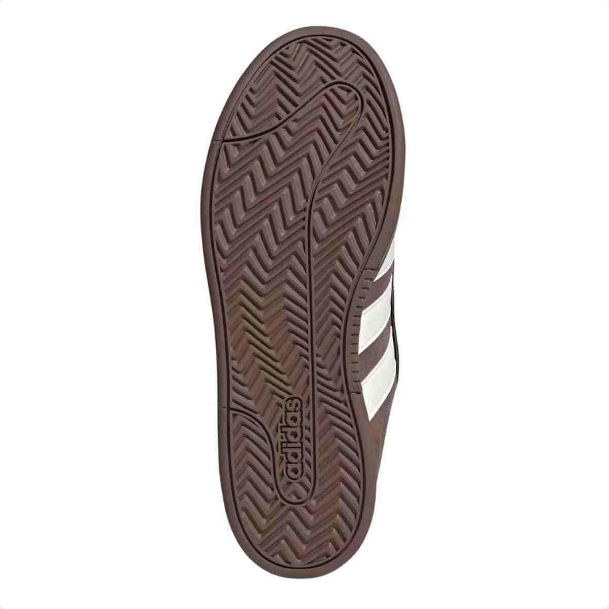 Tênis Masculino Adidas Grand Court Alpha Earth Strata Off White Marrom 6