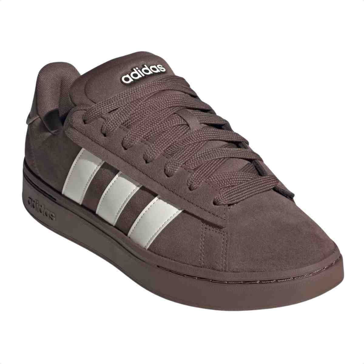 Tênis Masculino Adidas Grand Court Alpha Earth Strata Off White