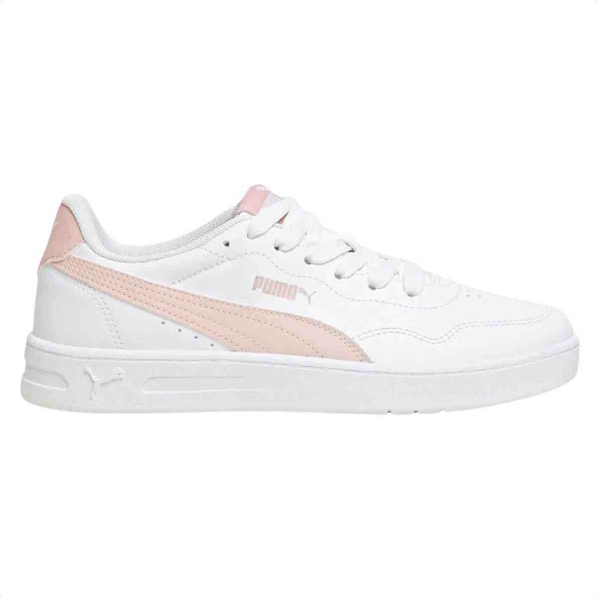 Tênis Casual Feminino Puma Court Lally Bdp White Rosewater