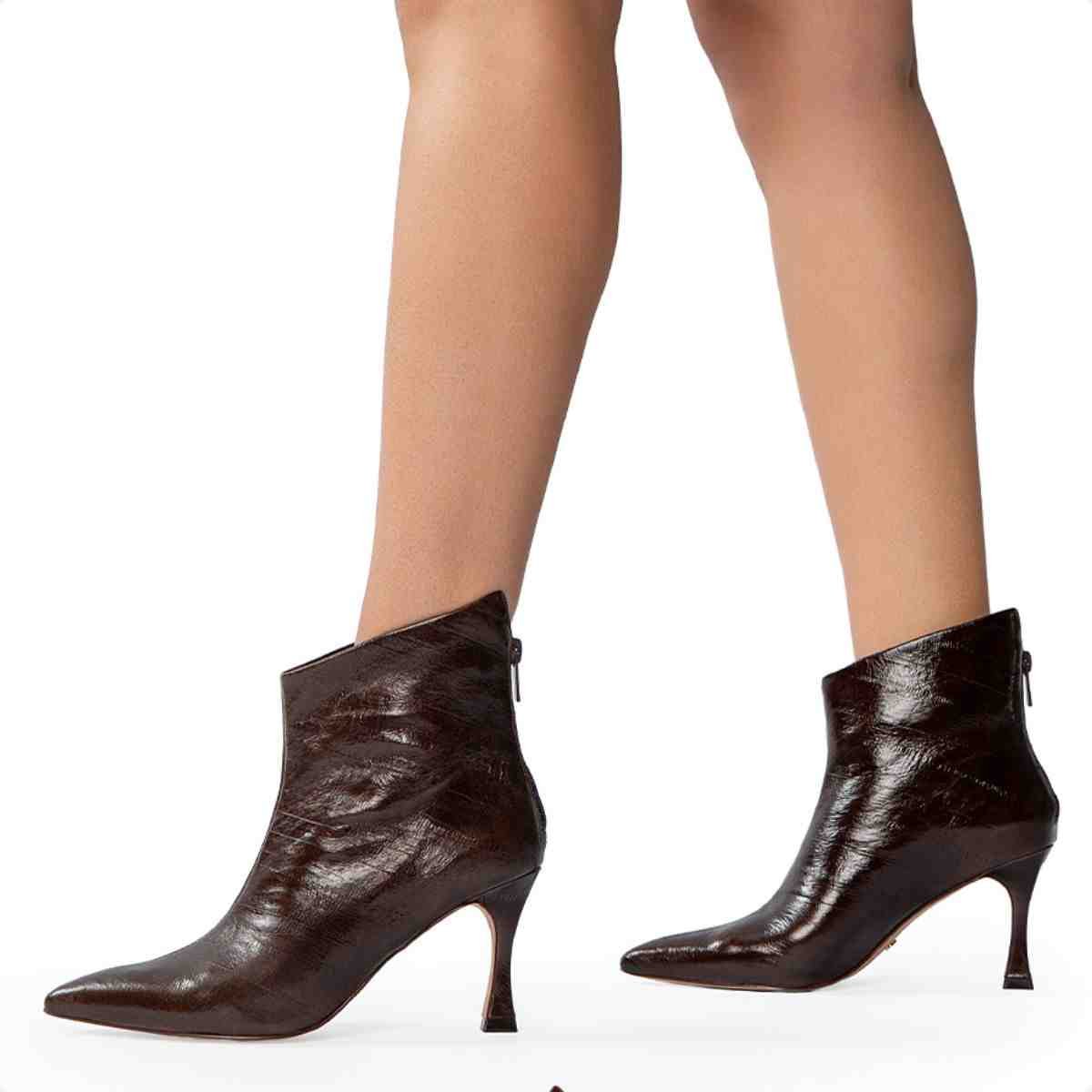 Bota Feminina Capodarte Cano Baixo Enguia Cacao Marrom 2