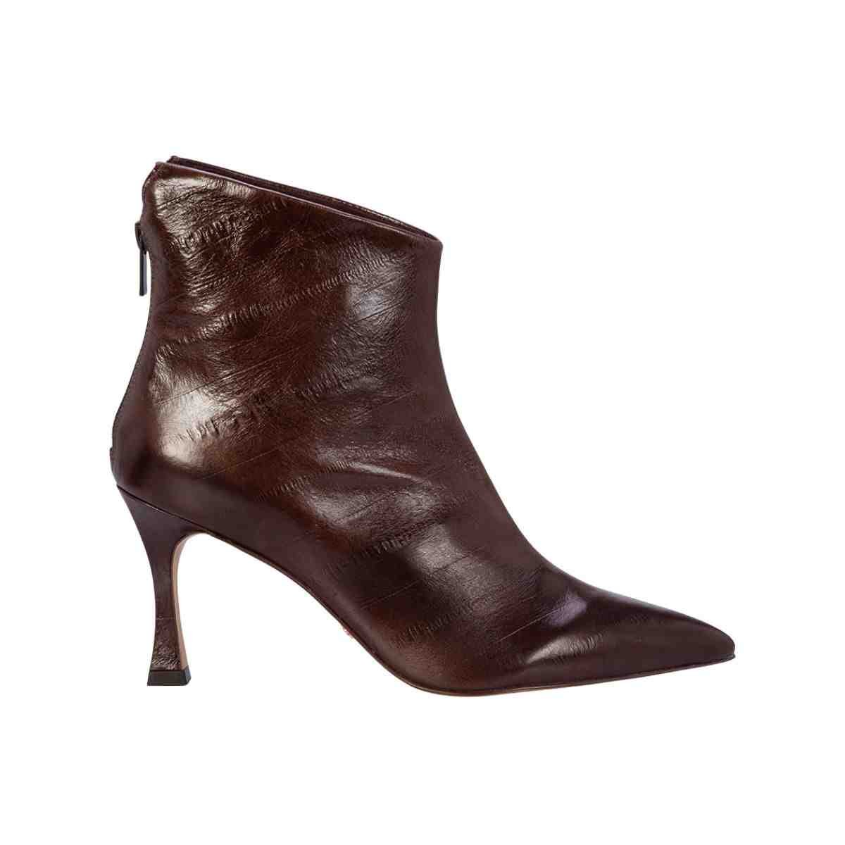 Bota Feminina Capodarte Cano Baixo Enguia Cacao Marrom 4