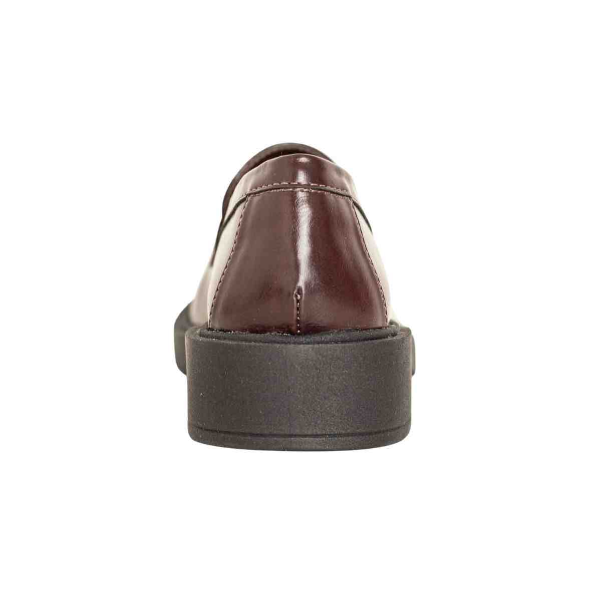 Mocassim Feminino Dm Com Salto Médio Madrid Rocha Marrom 4