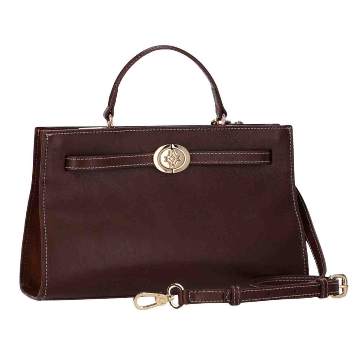 Bolsa Feminina Tote Média Luz Da Lua Atacama Trufa Marrom 3