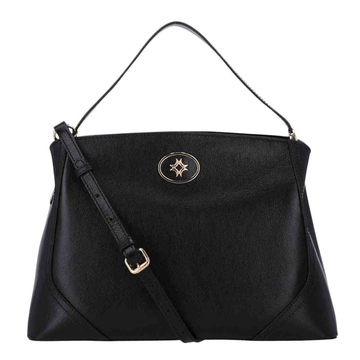 Bolsa Feminina Tote Média Luz Da Lua Atacama Preta