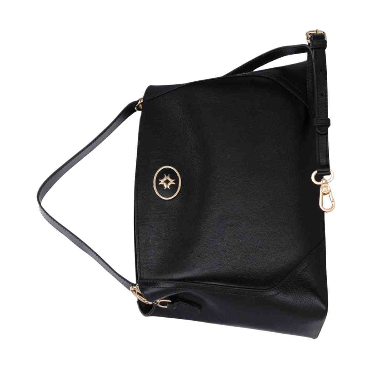 Bolsa Feminina Tote Média Luz Da Lua Atacama Preta Preto 6