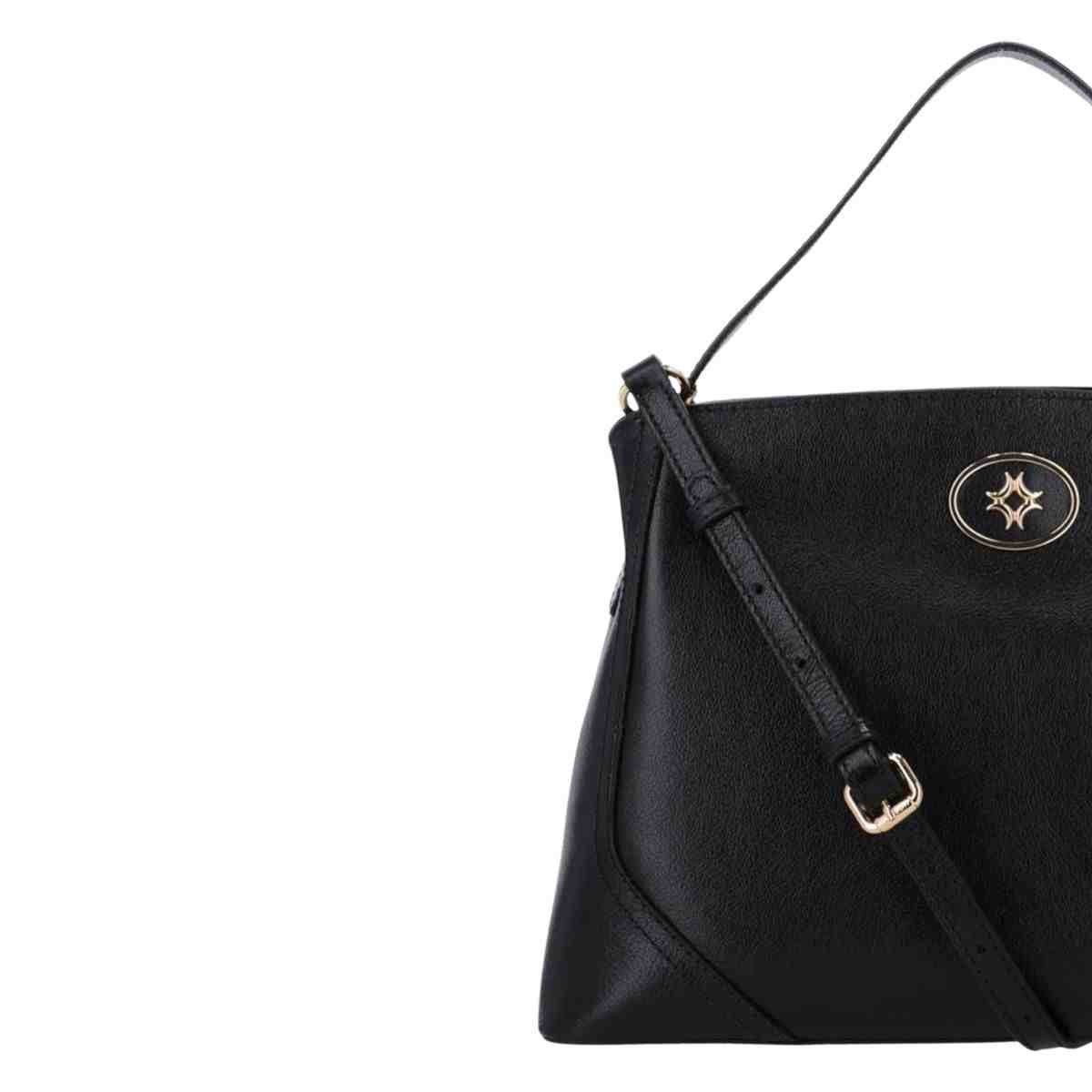 Bolsa Feminina Tote Média Luz Da Lua Atacama Preta Preto 7