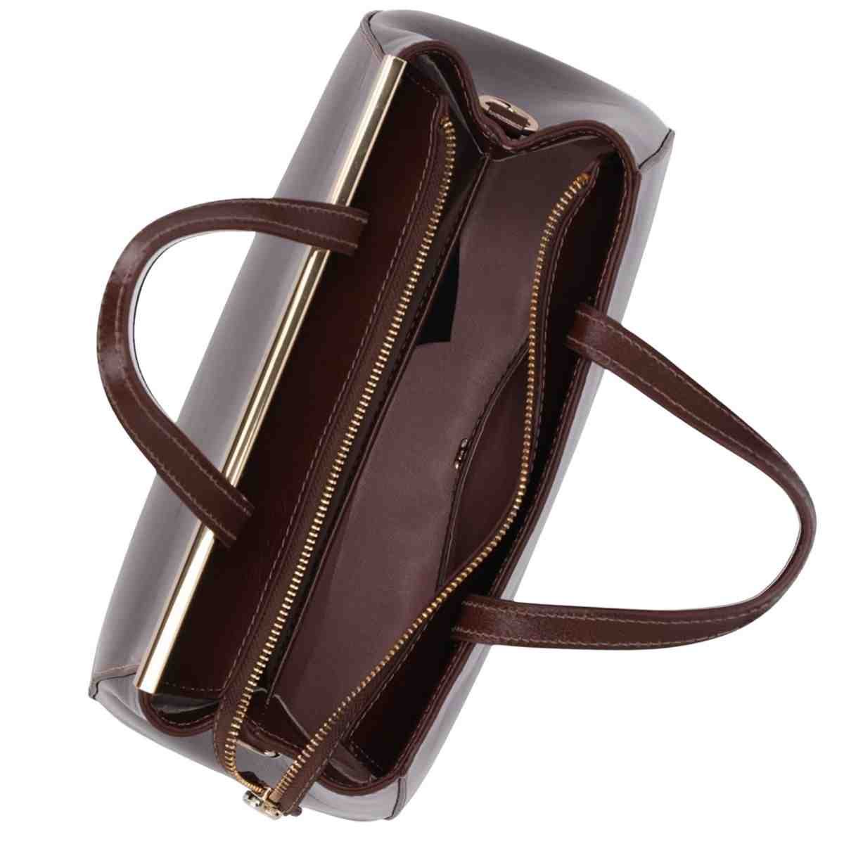 Bolsa Feminina Tote Média Luz Da Lua Murano Trufa Atacama 3