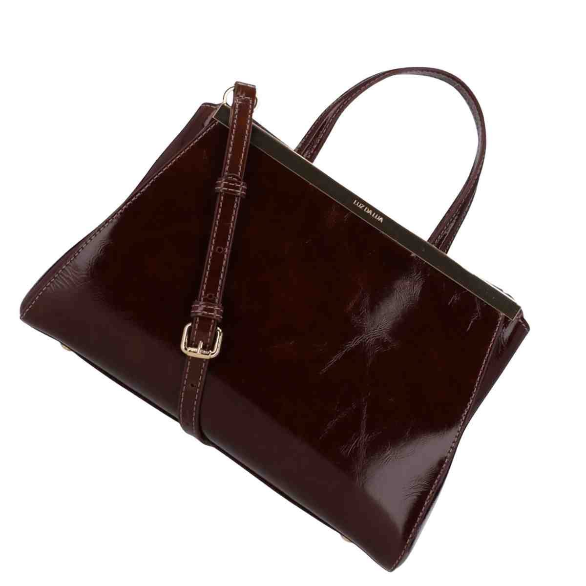 Bolsa Feminina Tote Média Luz Da Lua Murano Trufa Atacama 5