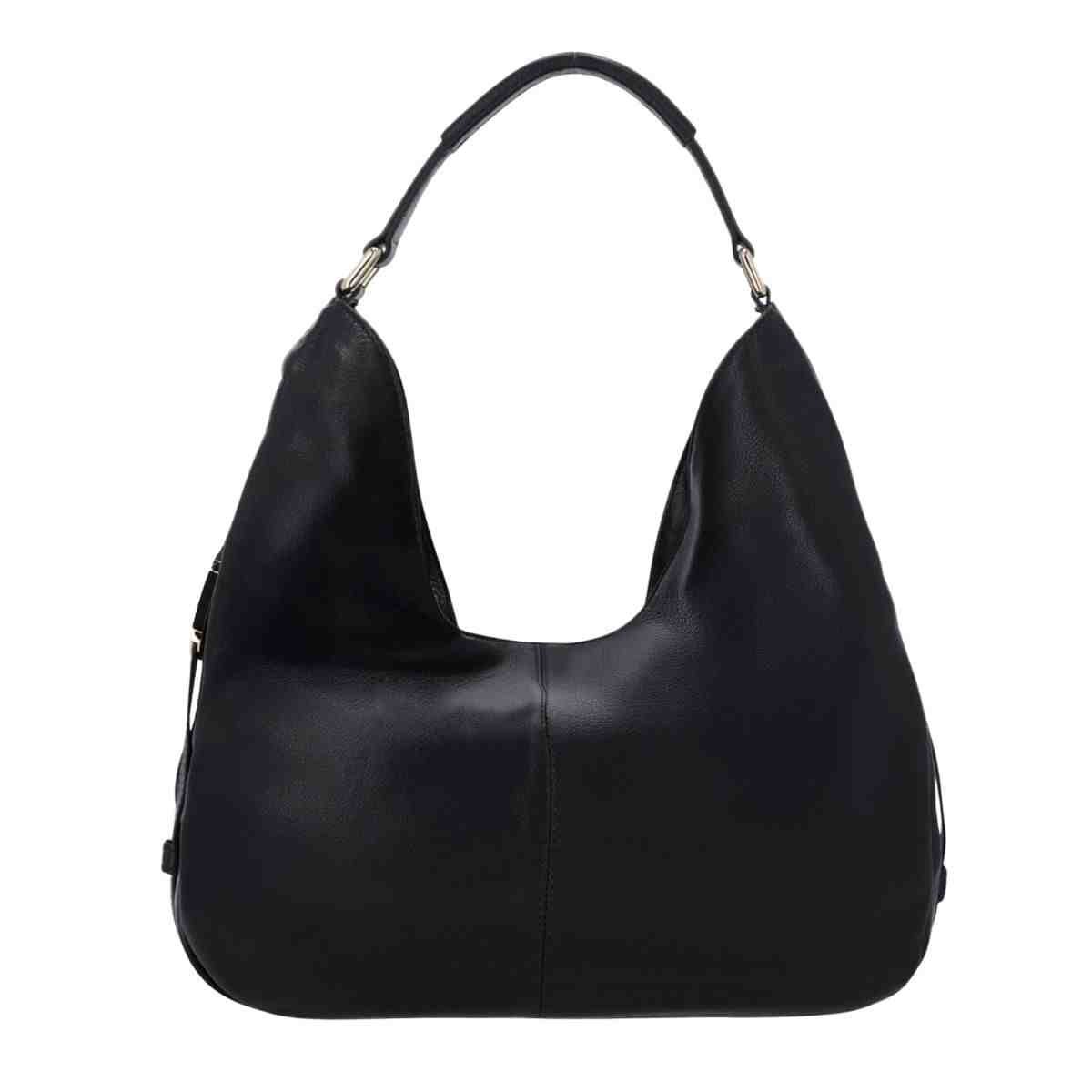 Bolsa Feminina Hobo Grande  Luz Da Lua Saara Preta Preto 5