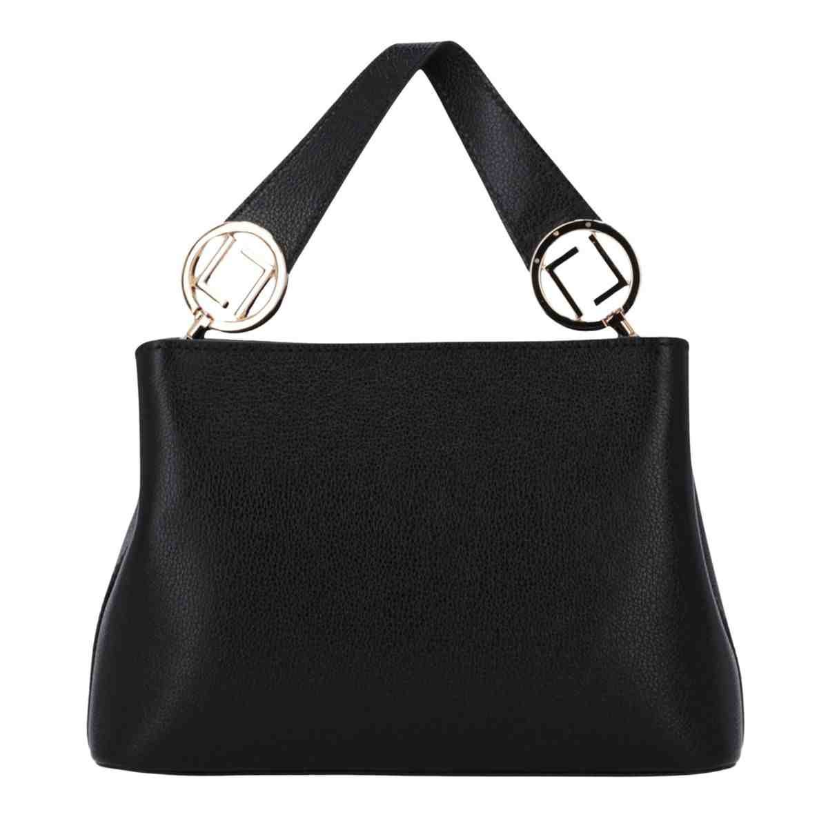Bolsa Feminina Tote Média Luz Da Lua New Ridge Preta Preto 4