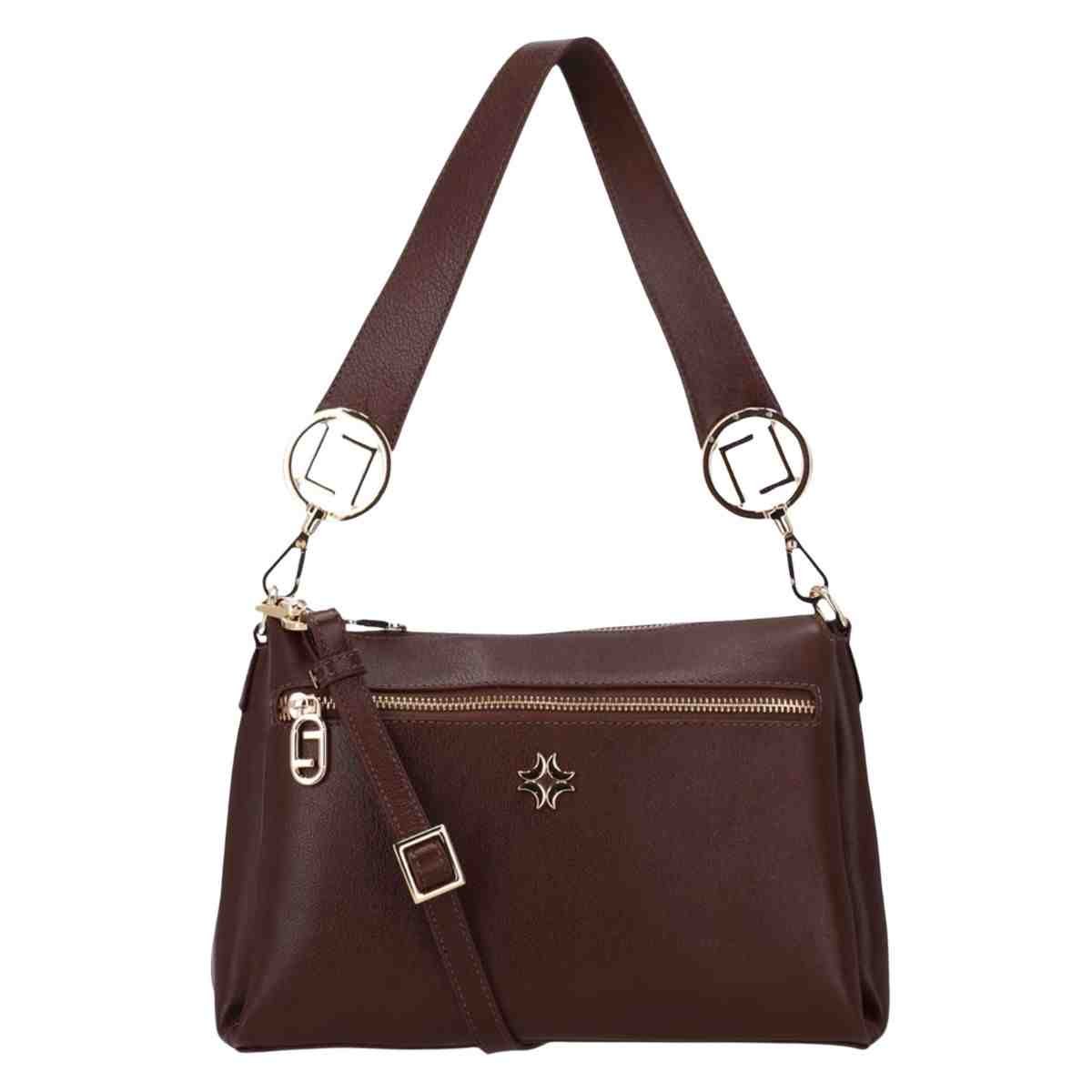 Bolsa Feminina Tiracolo Média Luz Da Lua Atacama Trufa