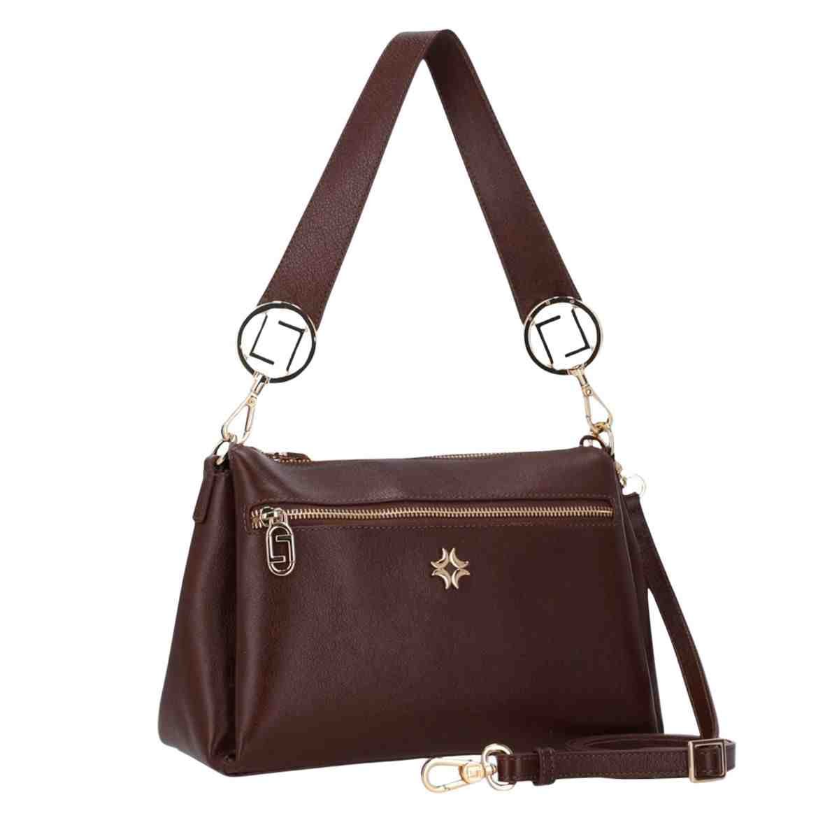 Bolsa Feminina Tiracolo Média Luz Da Lua Atacama Trufa Atacama 2