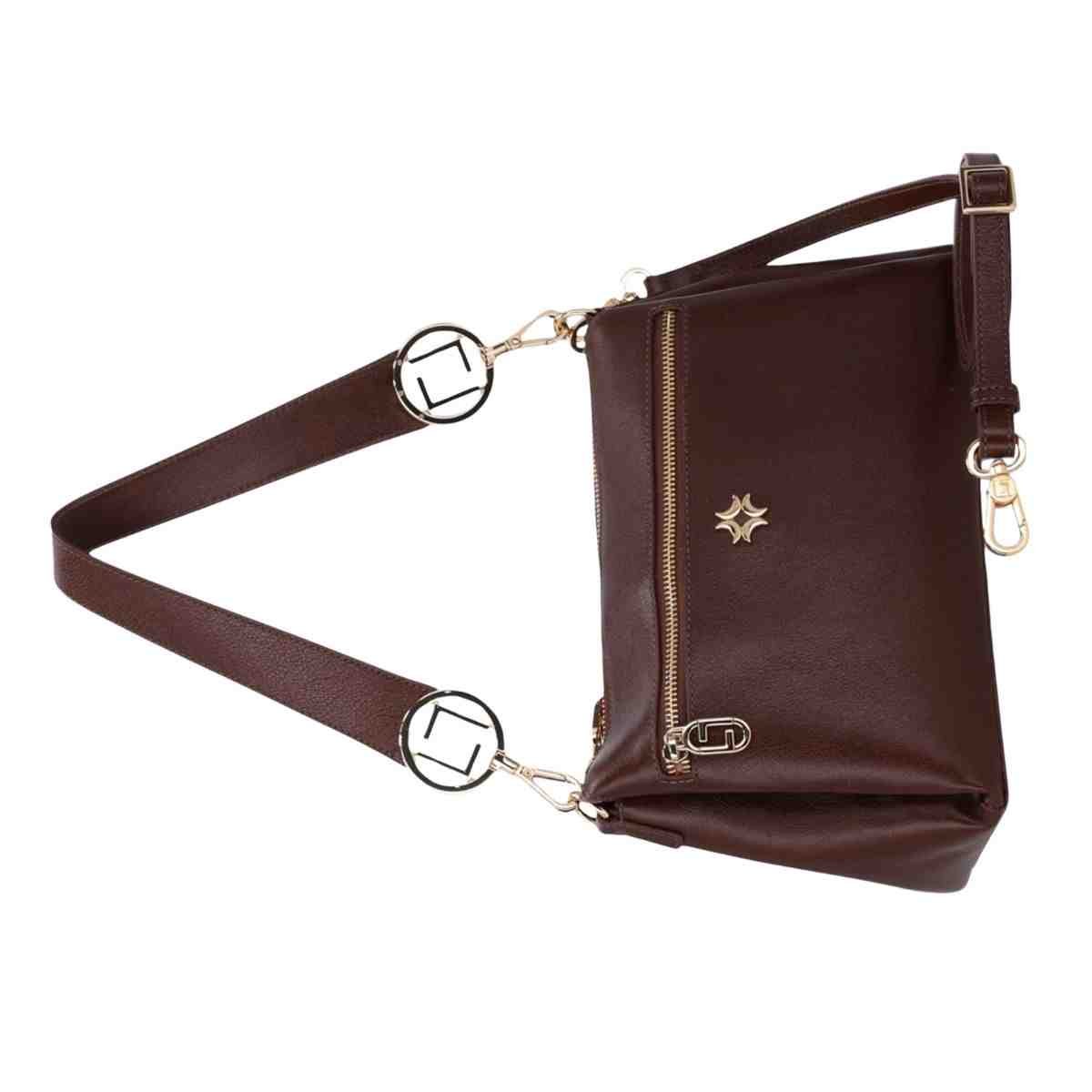 Bolsa Feminina Tiracolo Média Luz Da Lua Atacama Trufa Atacama 6