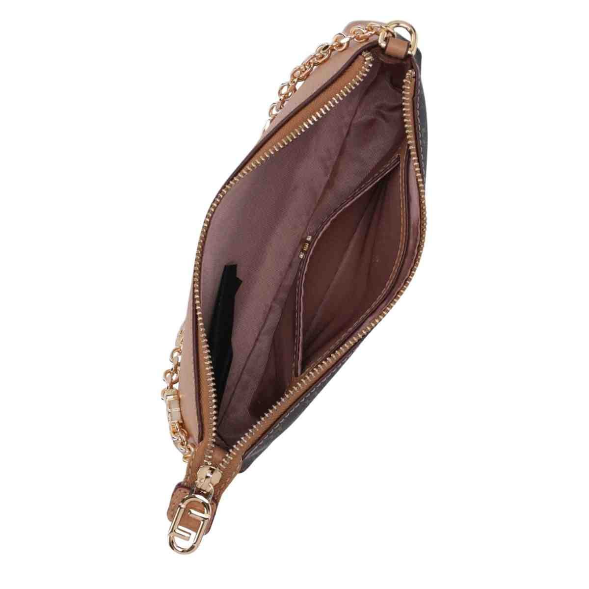 Bolsa Feminina Tiracolo Pequena Luz Da Lua New Ridge Argila Marrom 3