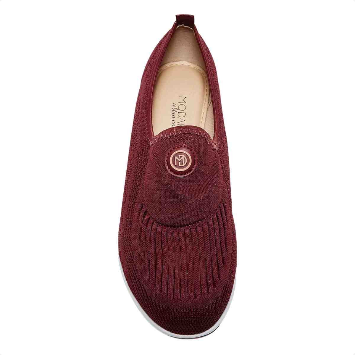 Tênis Moda Feminino Modare Casual Vinho Vinho 3