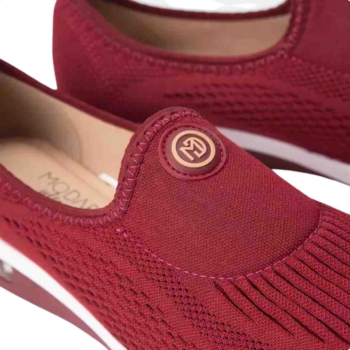 Tênis Moda Feminino Modare Casual Vinho Vinho 5