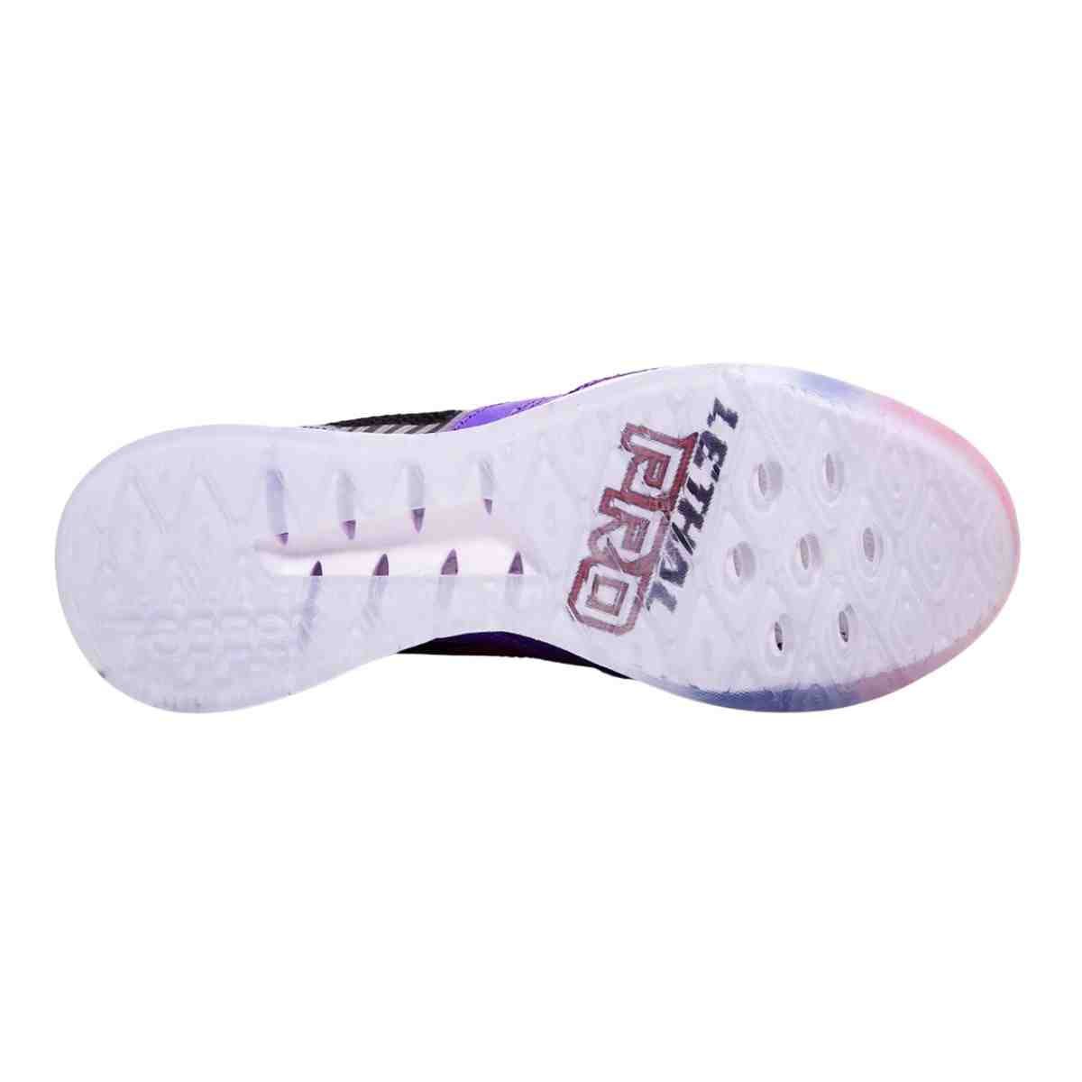 Chuteira Indoor Masculina Topper Lethal Roxa Roxo/Preto 4