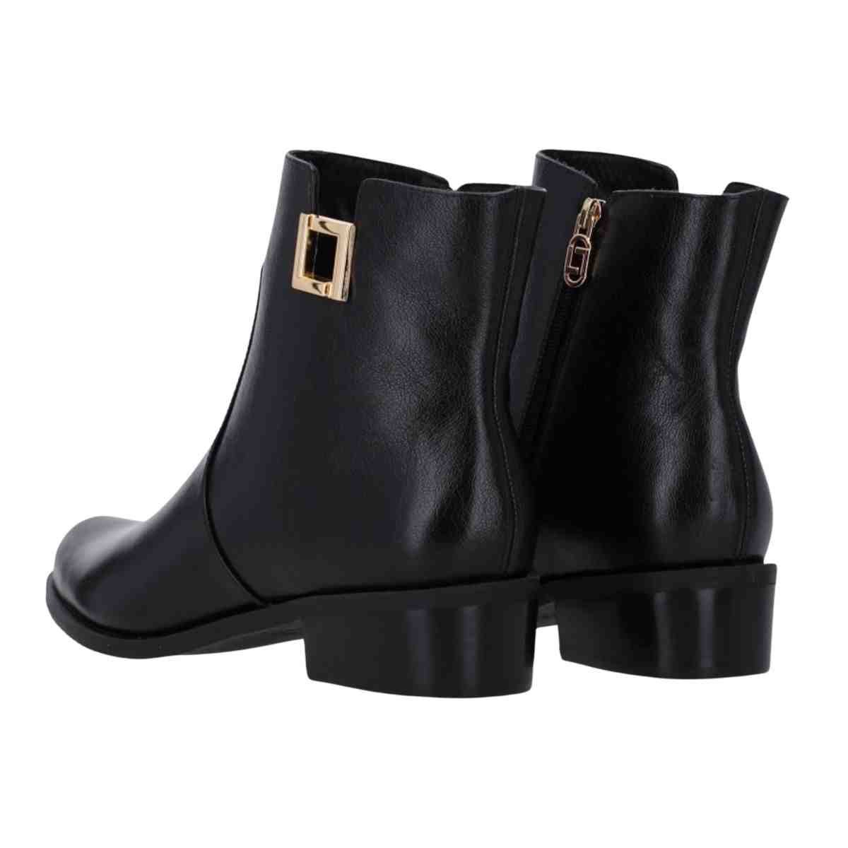 Bota Feminina Cano Baixo Luz Da Lua Preta Preto 5