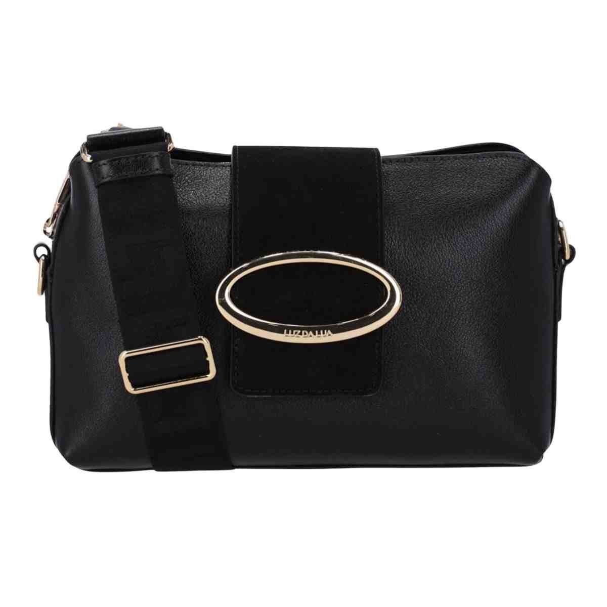 Bolsa Feminina Tiracolo Média Luz Da Lua Preta