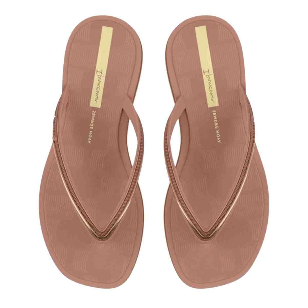 Chinelo Feminino Dedo Ipanema Glow  Bege Rosa 7