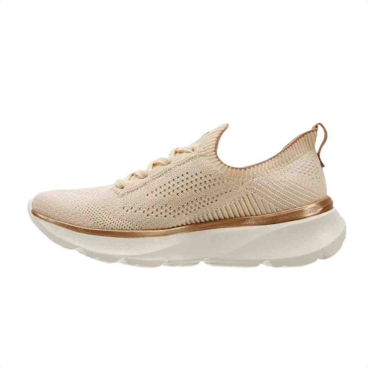 Tenis Corrida Feminino Olympikus Era Algoda Bege 5