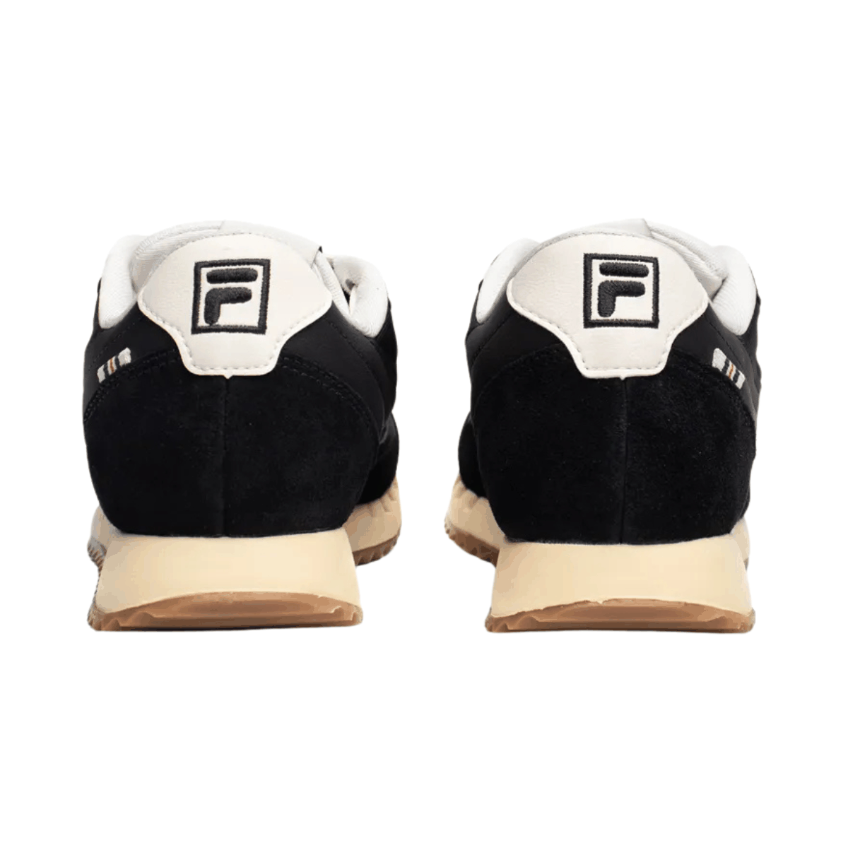 Tenis Casual Feminino Fila Euro Jogger Vintage Preto Preto 4