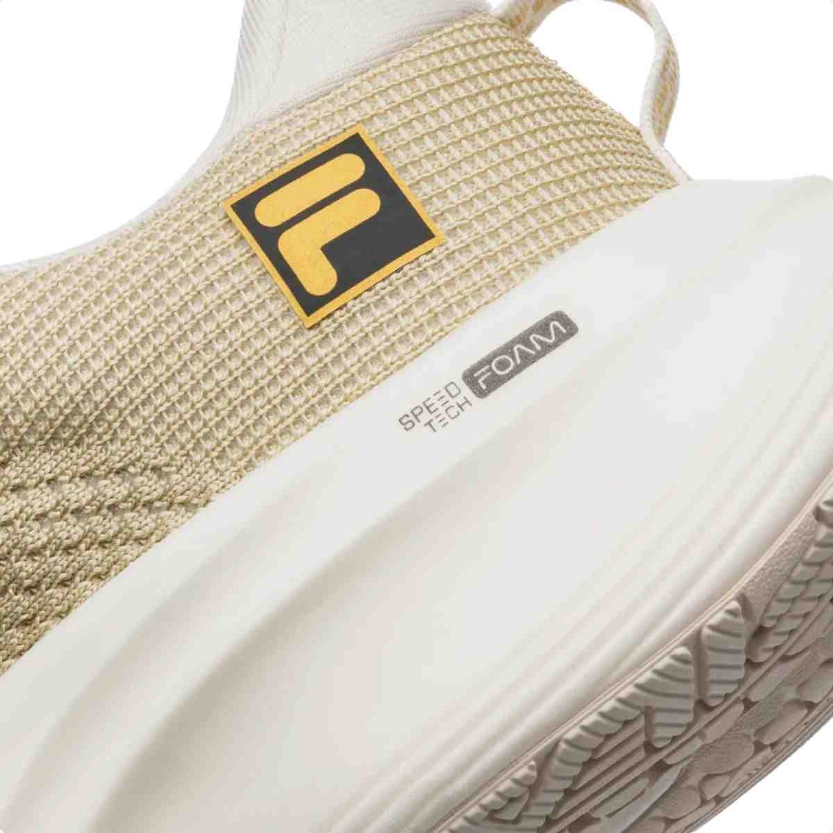 Tenis Corrida Feminino Fila Racer Speedzone Dourado E Preto Dourado/Preto 5