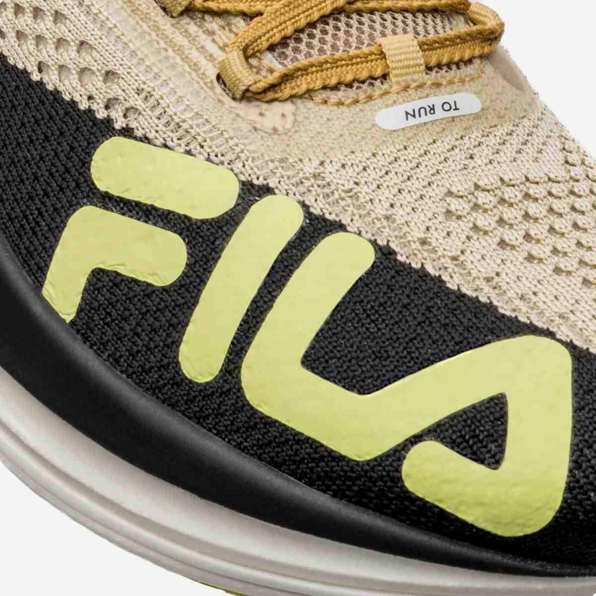 Tenis Corrida Masculino Fila Racer Speedzone Dourado E Preto Dourado/Preto 3