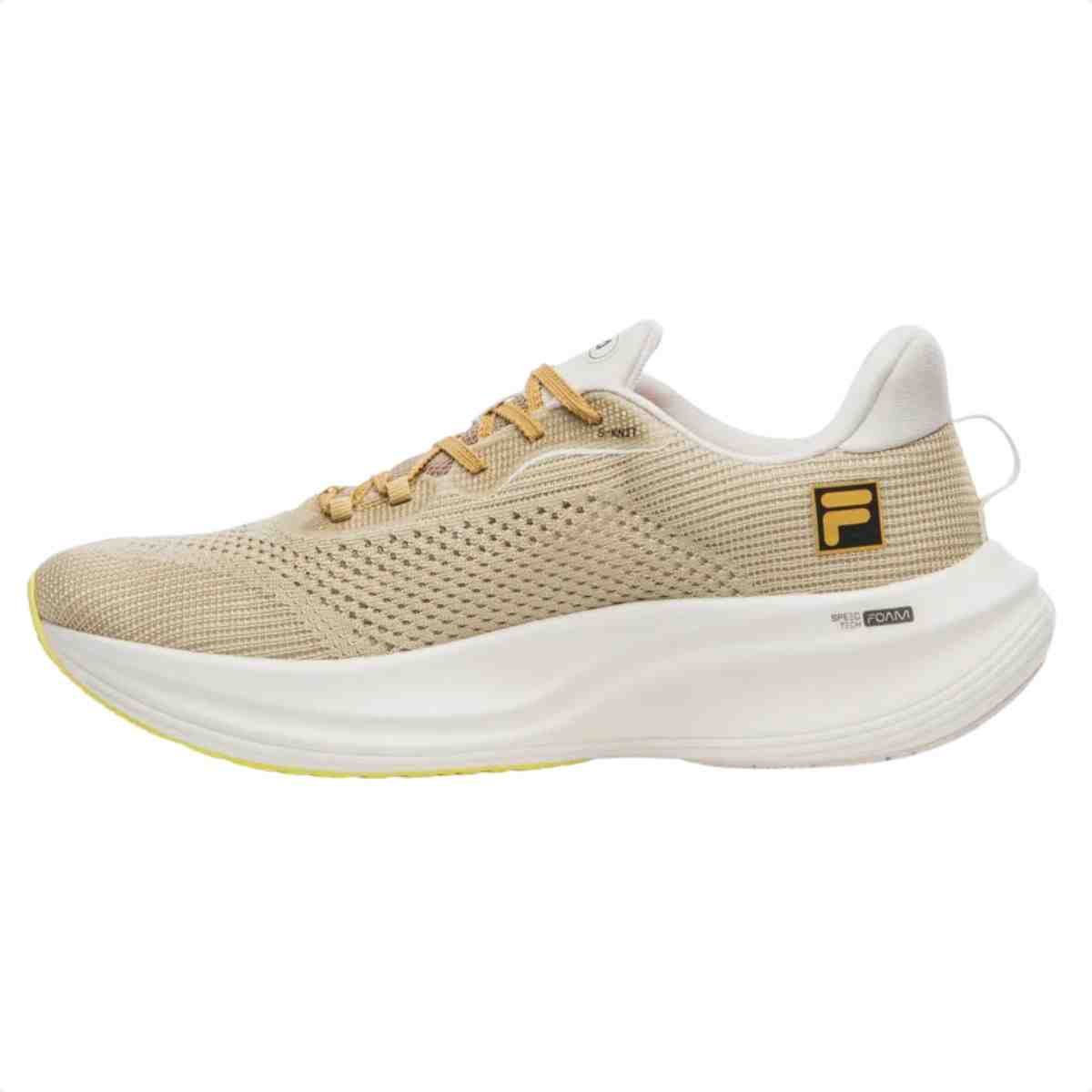 Tenis Corrida Masculino Fila Racer Speedzone Dourado E Preto Dourado/Preto 5