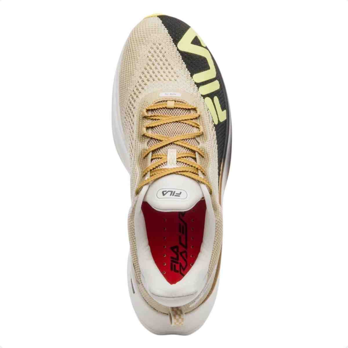 Tenis Corrida Masculino Fila Racer Speedzone Dourado E Preto Dourado/Preto 6