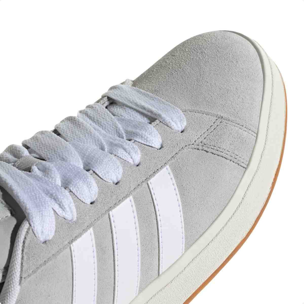 Tenis Casual Masculino Adidas Grand Court Base 00s Cinza Cinza 3