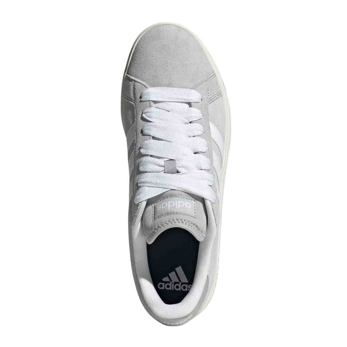 Tenis Casual Masculino Adidas Grand Court Base 00s Cinza Cinza 4