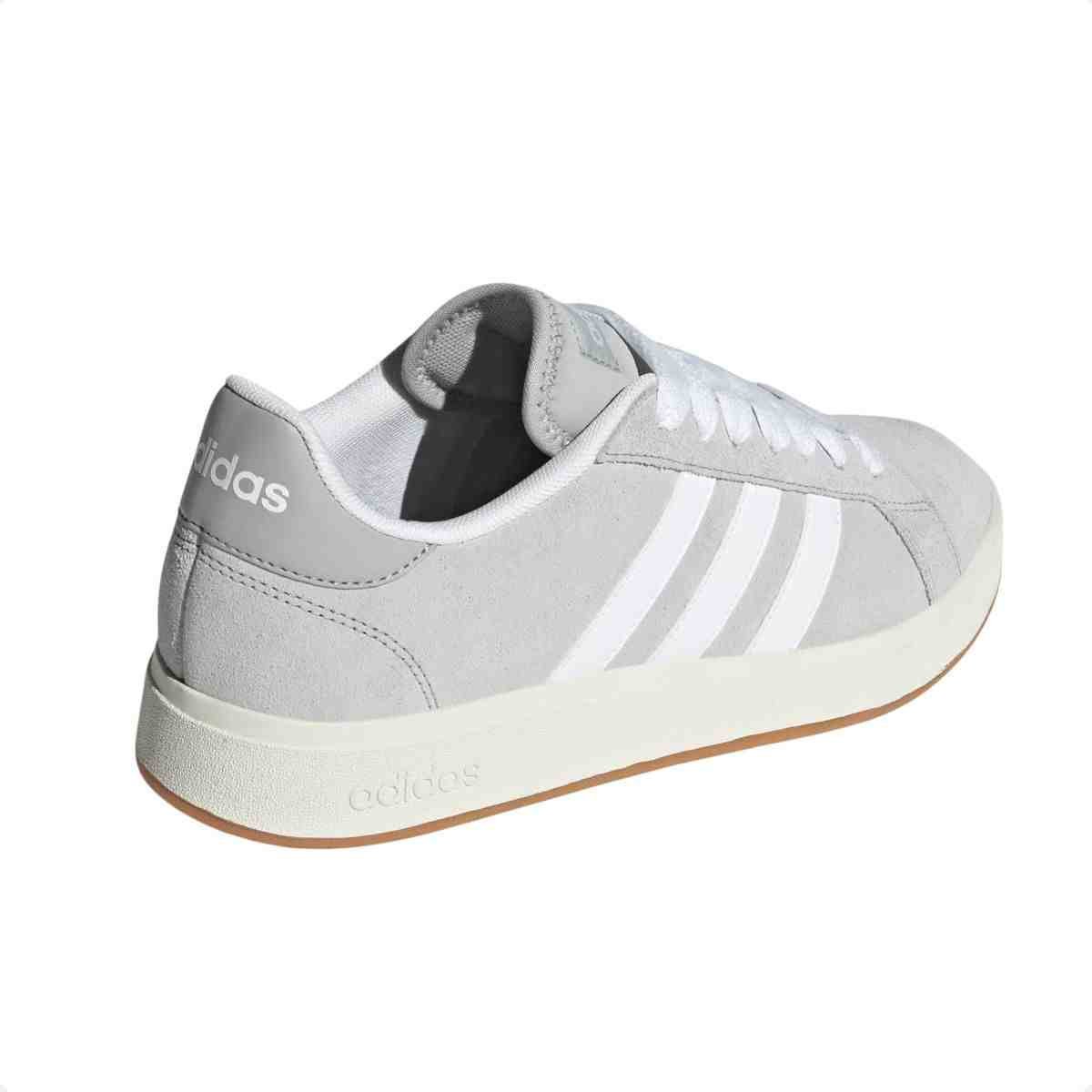 Tenis Casual Masculino Adidas Grand Court Base 00s Cinza Cinza 6