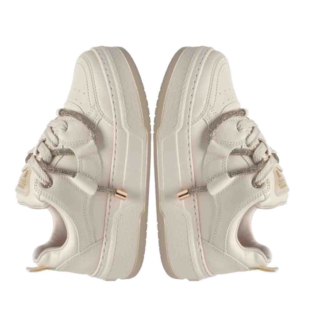 Tênis Casual Feminino Via Marte Marfim Marfim 7