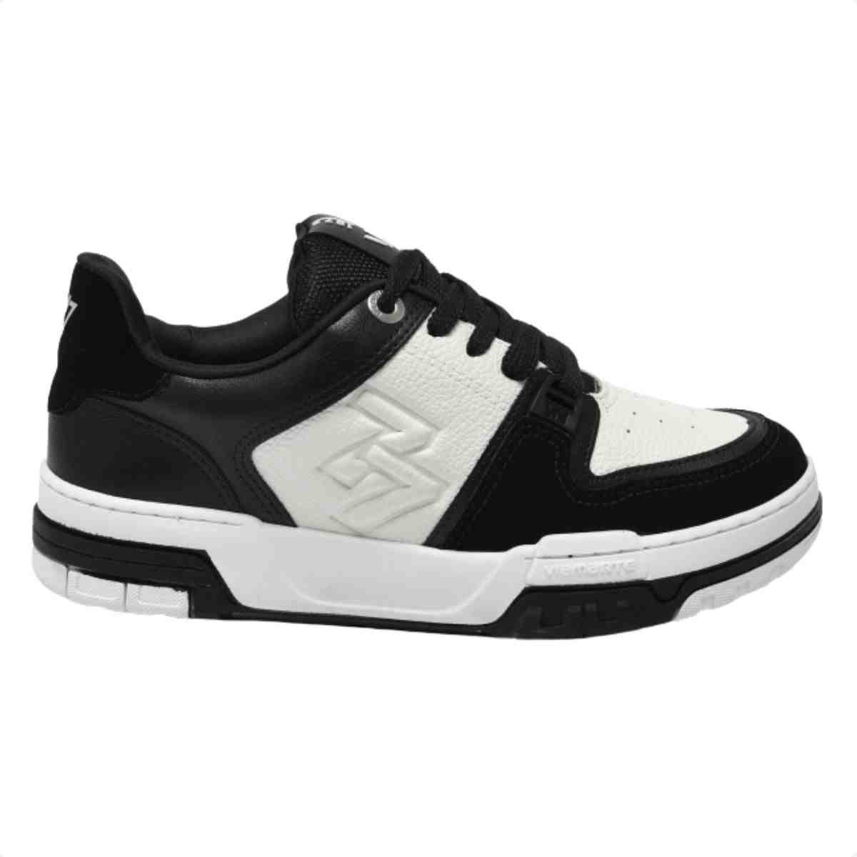 Tênis Casual Feminino Via Marte Preto Branco