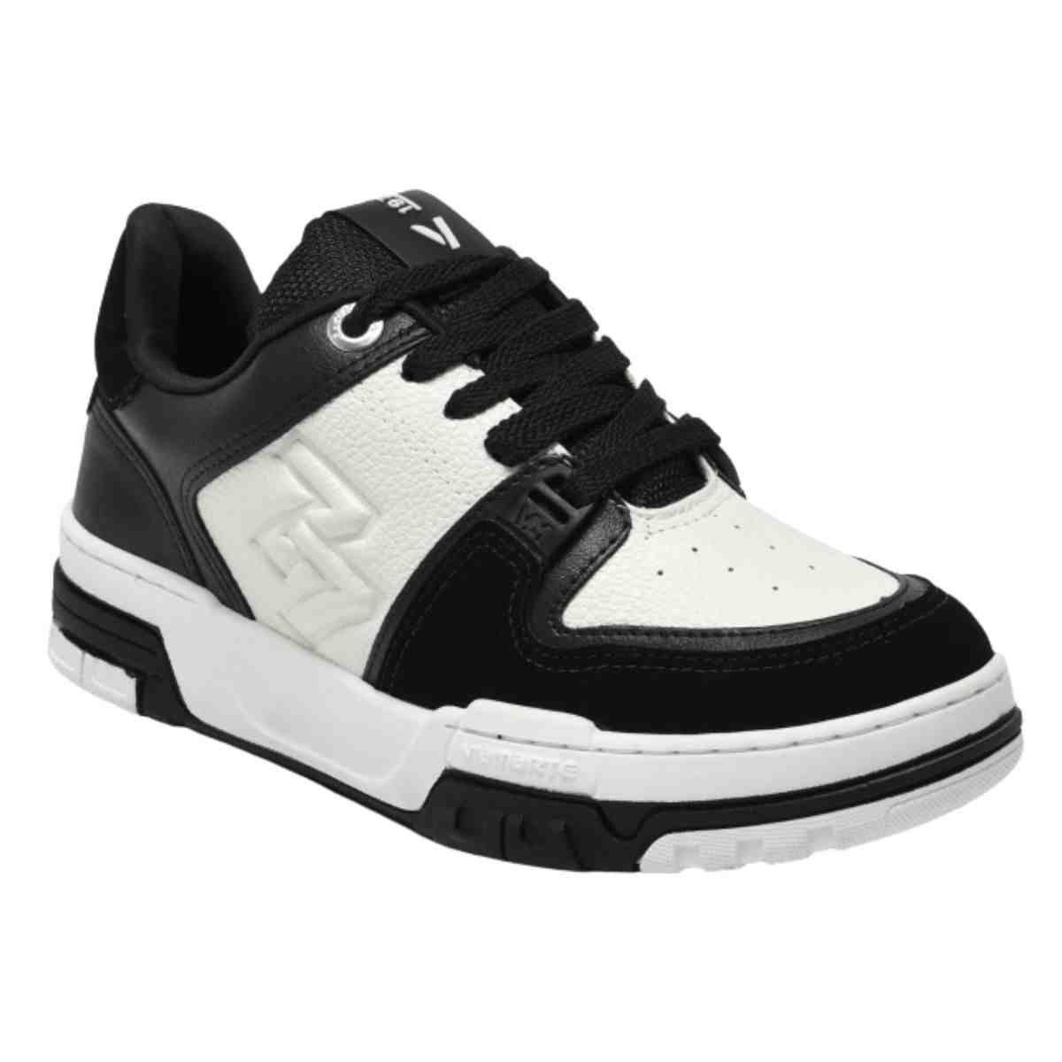 Tênis Casual Feminino Via Marte Preto Branco Preto/Branco 2