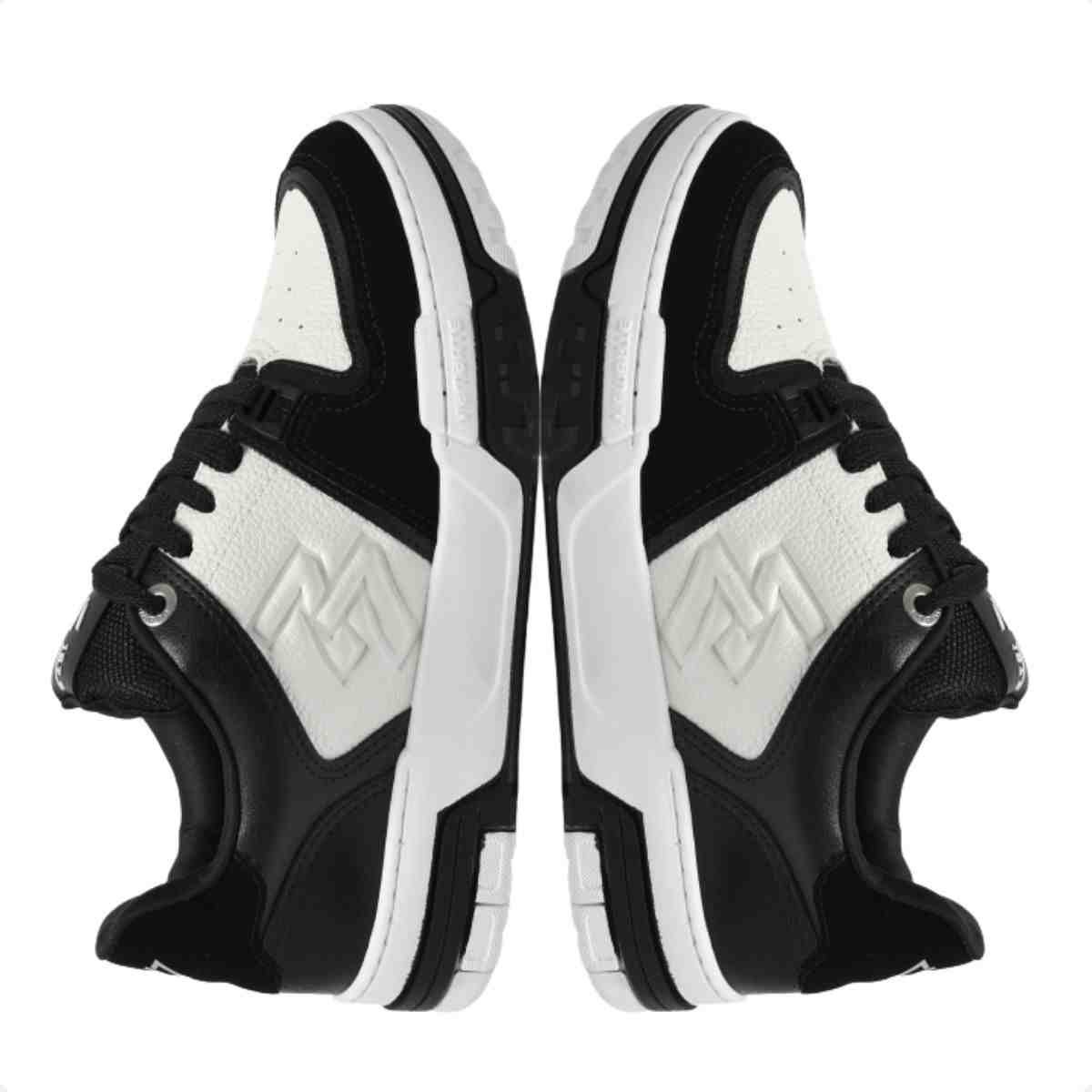 Tênis Casual Feminino Via Marte Preto Branco Preto/Branco 5