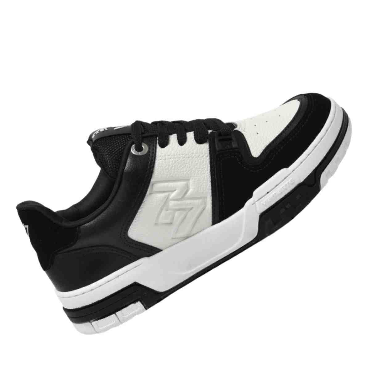 Tênis Casual Feminino Via Marte Preto Branco Preto/Branco 6