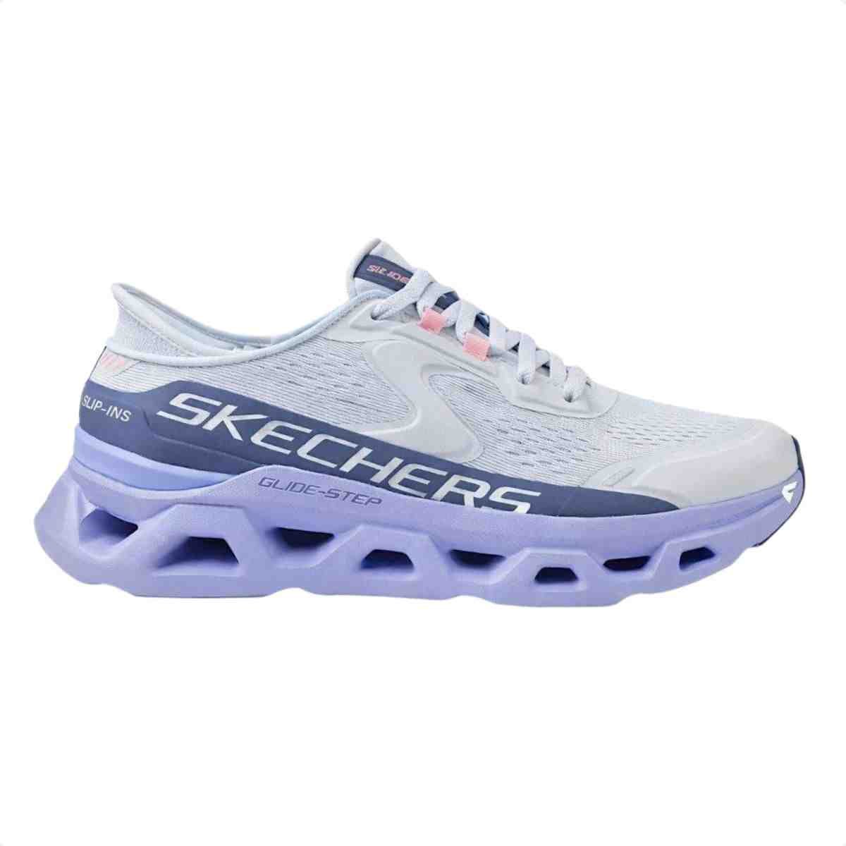 Tênis Corrida Feminino Skechers Glide Step Altus Azul